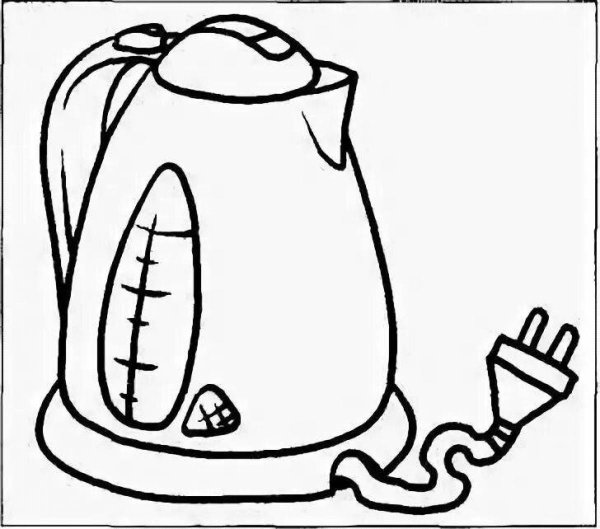 Раскраска Электроприборы