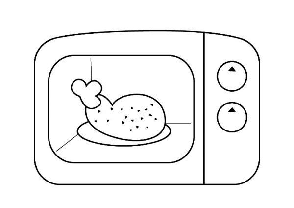 Раскраска бытовая техника