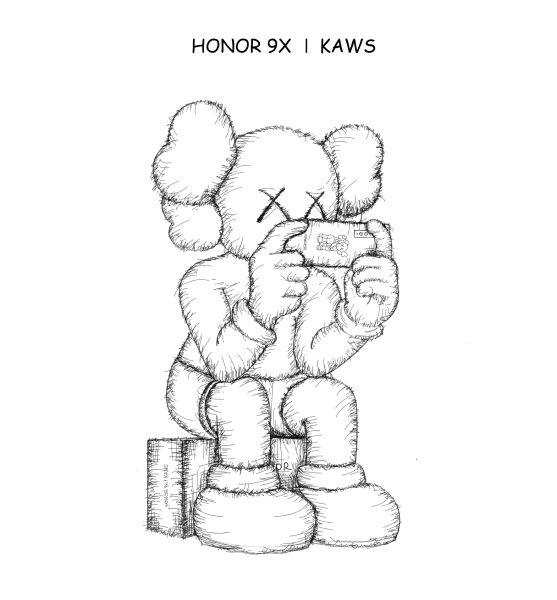 KAWS эскиз