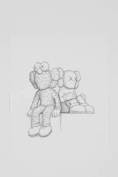 KAWS тату эскизы