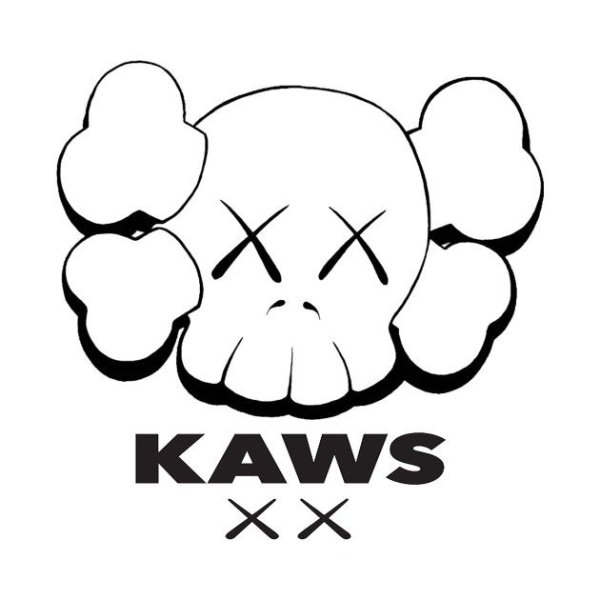 KAWS надпись