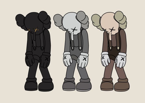 KAWS обнимашки