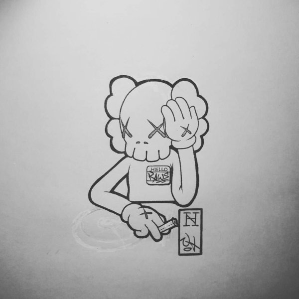 KAWS эскиз