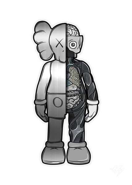 KAWS тату эскизы