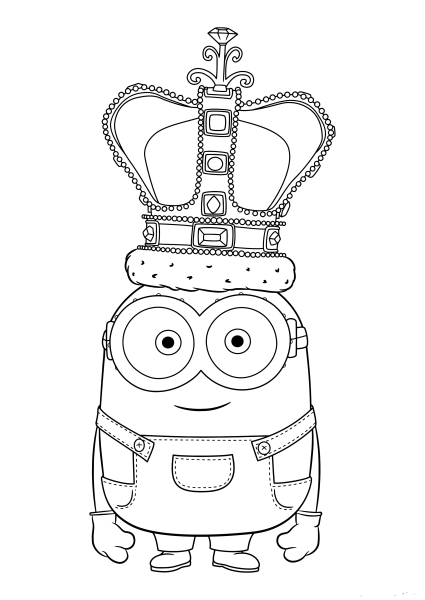 Разукрашка Миньоны