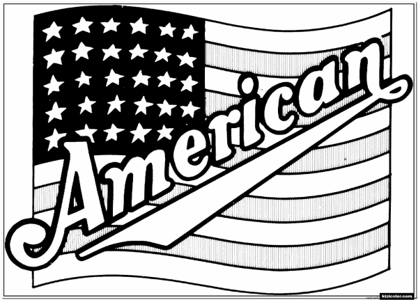 Раскраска Америка