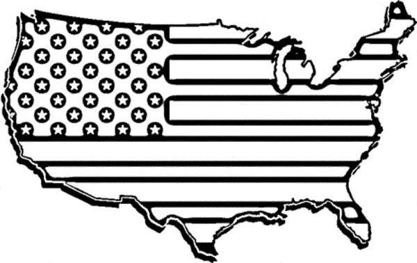 Картинки раскраски флаг америки (53 фото)