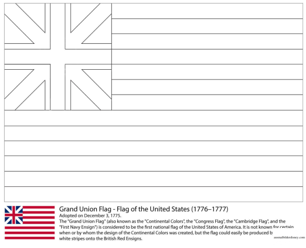 Флаг Великобритании раскраска