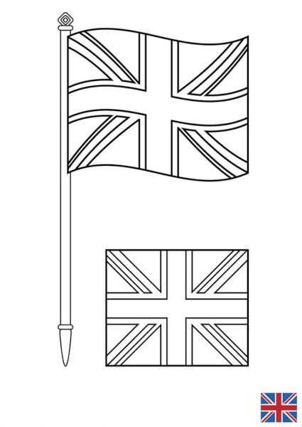 Флаг раскраска