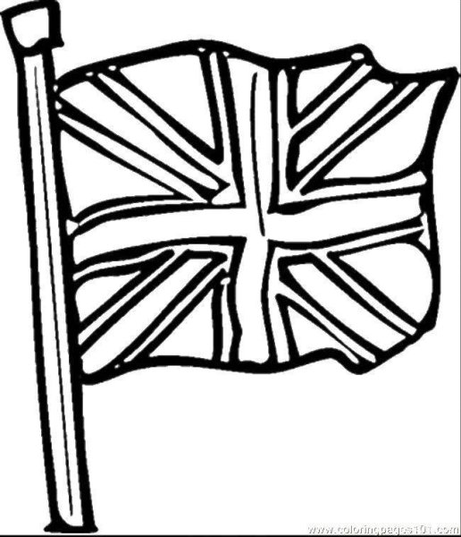 Картинки раскраски флаг великобритании (47 фото)
