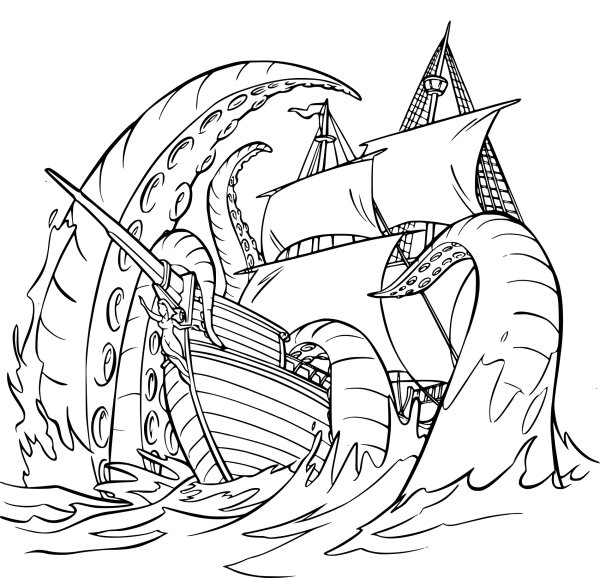 Раскраска моря 12+