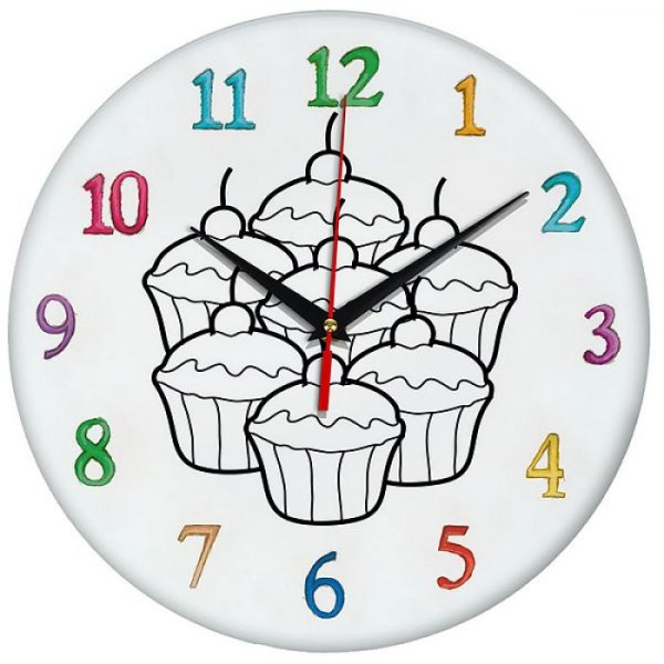 Часы для раскрашивания