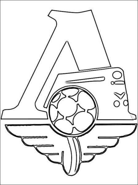 Футбол раскраска для детей