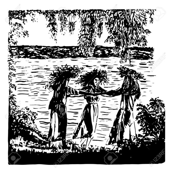 Ивана Купала набросок