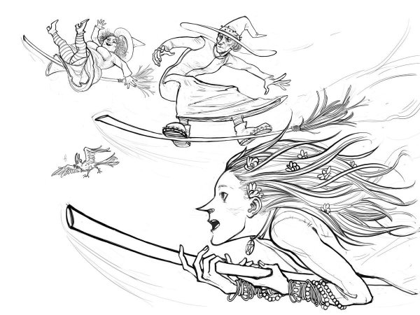 Раскраски для детей праздник Иван Купала