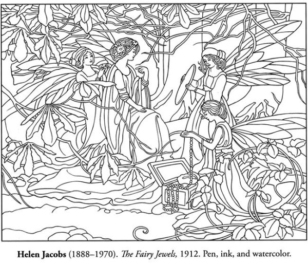 Иванов день разукрашка