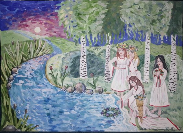 Конкурс рисунков краски России