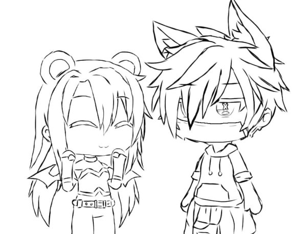 Распечатка гача лайф мальчик