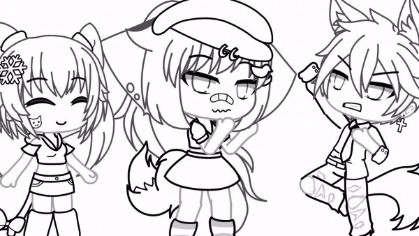 Гача лайф разрисовка