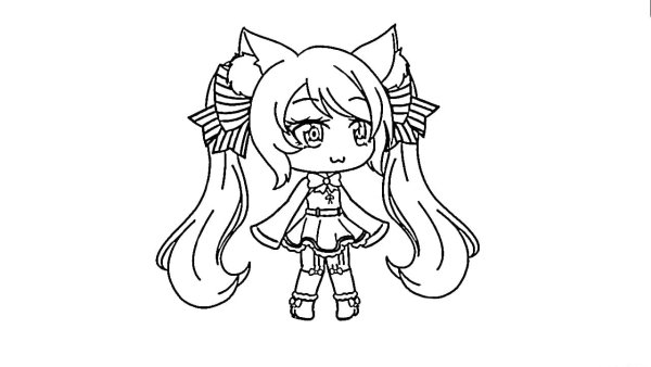 Раскраски гача лайф аниме