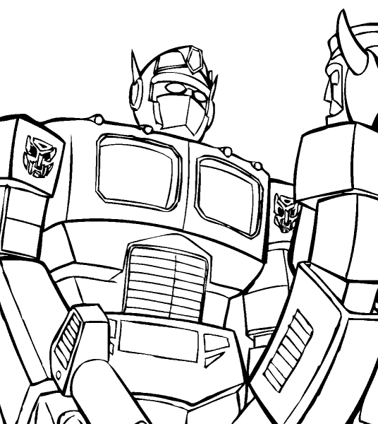 Бамблби Прайм раскраска