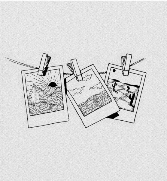 Маленькие рисунки для скейч бука