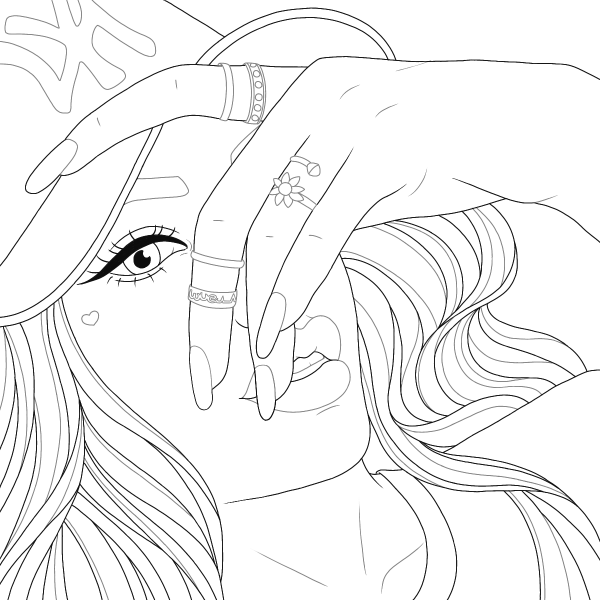 Эстетичные раскраски