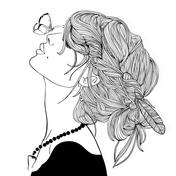 Раскраски девушки