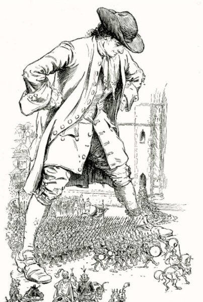 Джонатан Свифт путешествия Гулливера рисунок