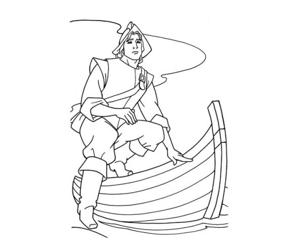 Путешествие Гулливера раскраска