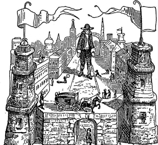 Гулливер раскраска