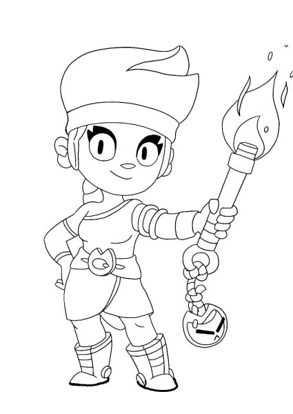 Раскраска Браво старс Эмбер