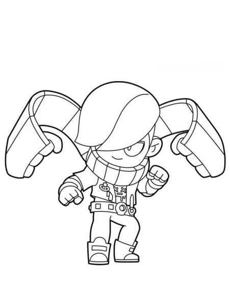 Раскраски Браво старс Эдгар Эдгар