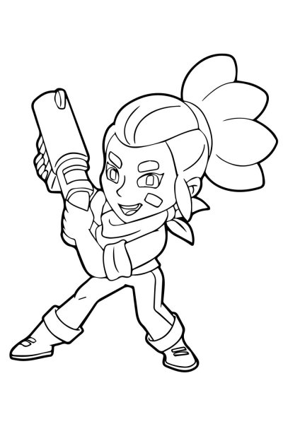 Раскраска Браво старс Шелли