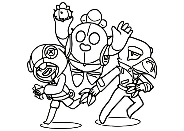 Раскраска Браво старс Леон