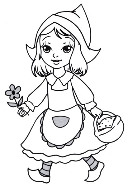 Красная шапочка рисунок