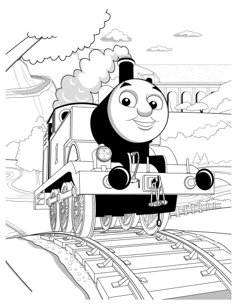 Раскраски Томас и его друзья Томас и Перси