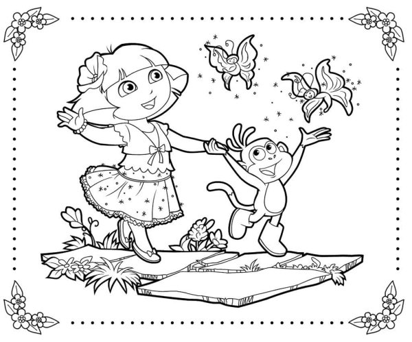 Вера и Анфиса Успенский раскраска