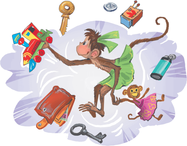 Вера и обезьянка Анфиса