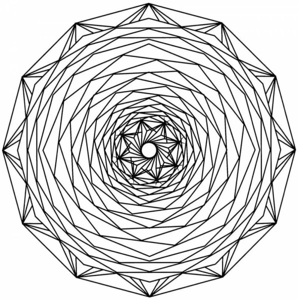 Мандала денежный колодец