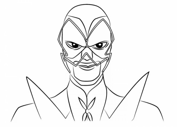 Раскраска БРАЖНИКА из леди баг