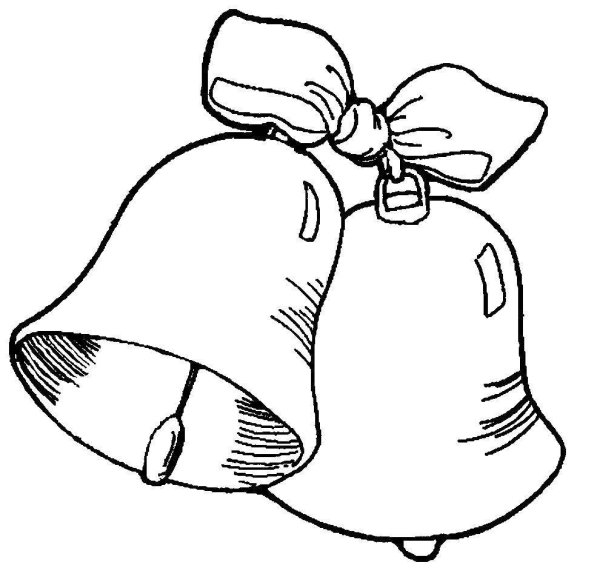 Колокольчик карандашом