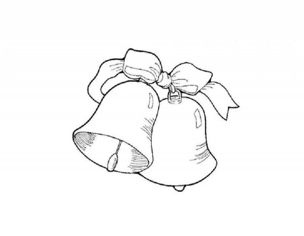 Колокольчик раскраска