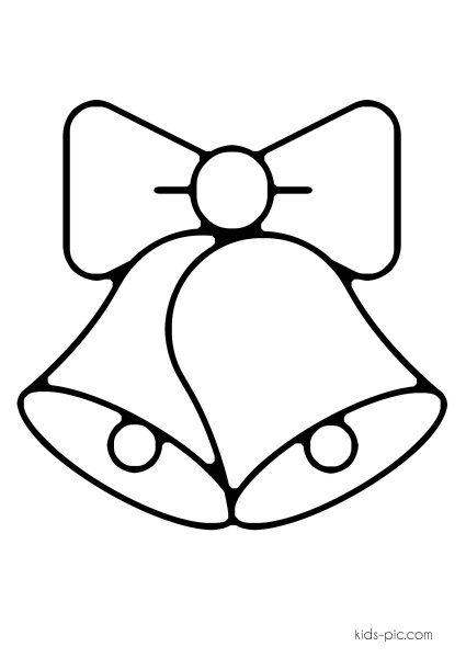 Колокольчик раскраска