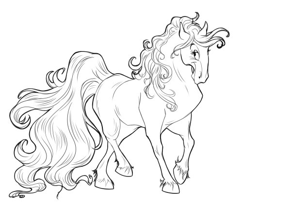 Рисунок к сказке Сивка бурка