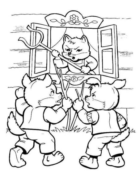 Раскраска. Весна