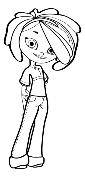 Раскраска сказочный патруль Снежка и Аленка