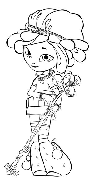 Сказочный патруль Снежка раскраска