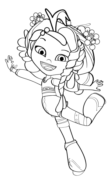 Разукрашки сказочный патруль Аленка