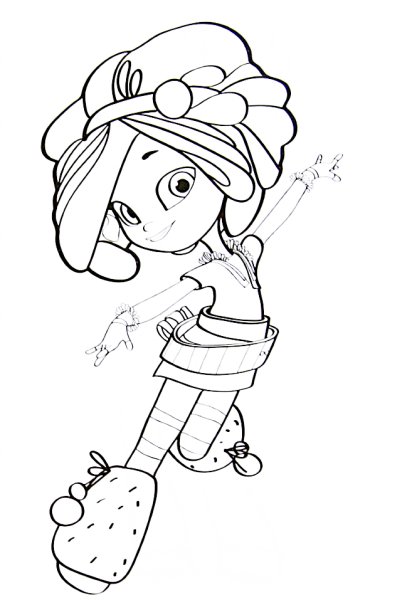 Сказочный патруль Снежка раскраска